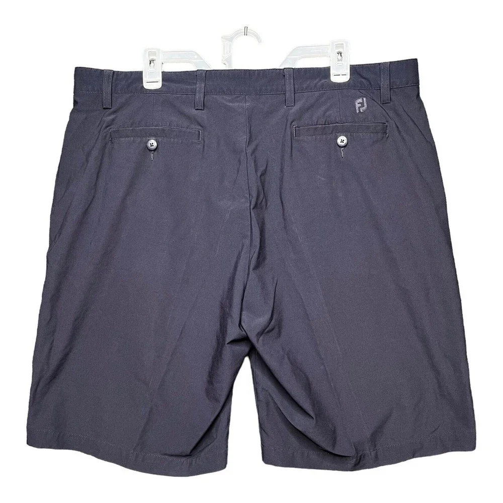 FOOTJOY Golf Shorts Mens Flat Front Navy Blue  Size W 40 - Picture 5 of 9